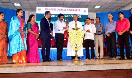 Student Welfare Council Inauguration at Milagres College Kallianpur